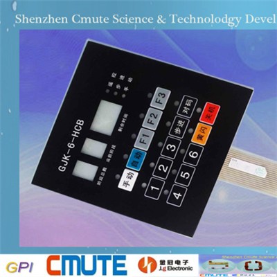 Multi- Key Membrane Keypad With LED GPI-MS-004