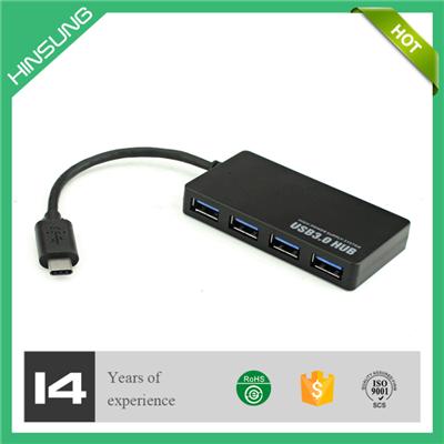 USB 3.1 Type-C To 4 Ports Hub