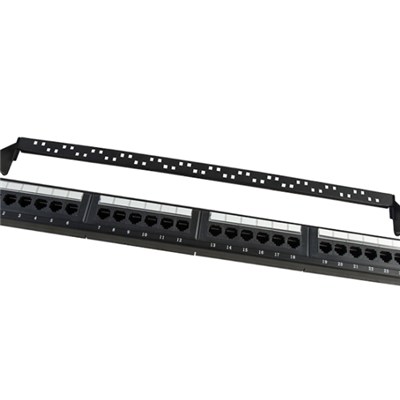 UTP Cat.6 Patch Panel 24 Port Dual Use IDC With Back Bar