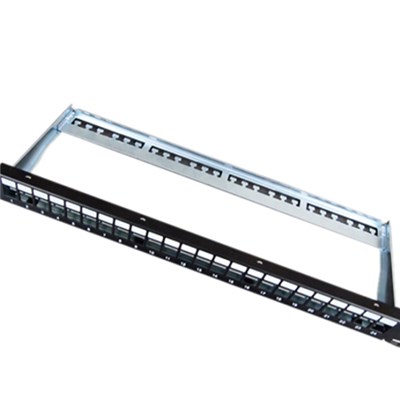 FTP Blank Patch Panel 24 Port With Back Bar CL