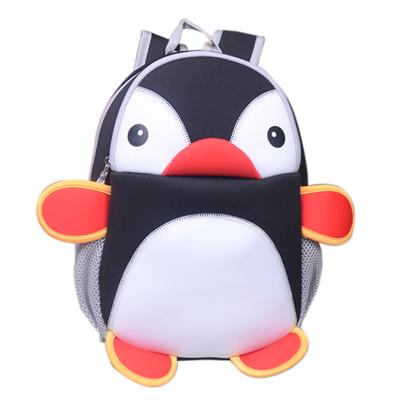 3D Kids Animal Backpack, Neoprene Penguin Backpack