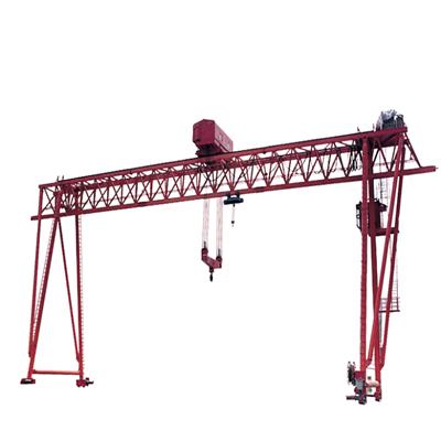 Single Girder Gantry Crane With Hook For Project