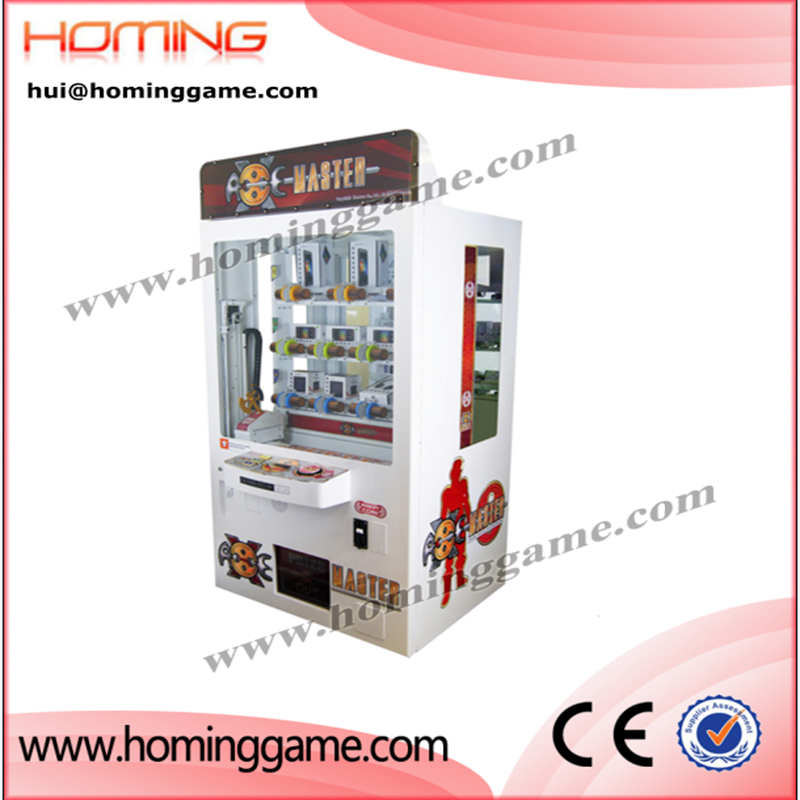 Coin operated prize vending toys candy crane claw machine / key master kids crane games classical arcade game 