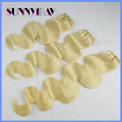 Wholesale Top Grade 8-30 Body Wave European Virgin Hair Weave #613 Blonde Human Hair Extensions