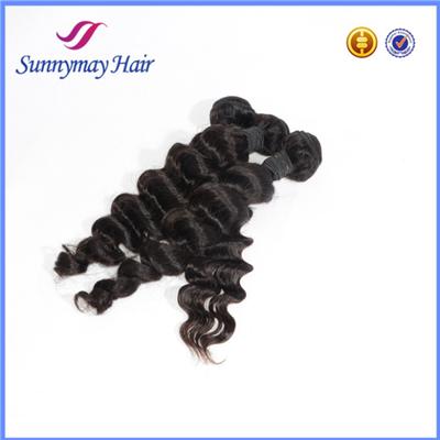 2015 NEW 7A Top Quality Double Drawn Loose Wave Mogolian Hair 100% Remy Human Hair Extension