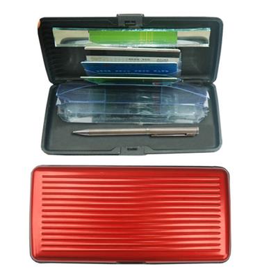 Large Capacity Aluminum Long Card Wallet