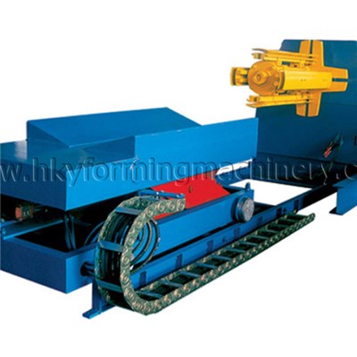 Painted Steel Coil Hydraulic Decoiler With Coil Car