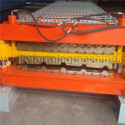Galvanized Steel Roof Profile Double Layer Roll Forming Machine