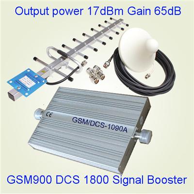 17dBm 900 1800 Dual Band Signal Booster AGC ALC