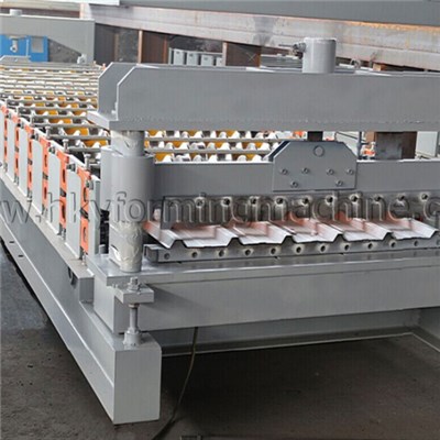 Color Steel Glazed Corrugated Sheet Roll Forming Machine