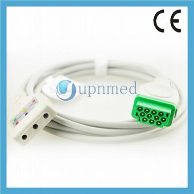 GE 5 Lead ECG Trunk Cable,Din Type