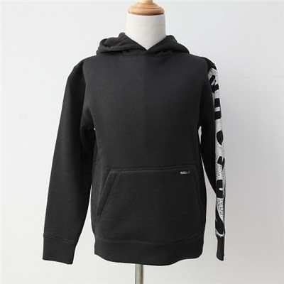 Children Pullover Hoodie Polyester Fabric