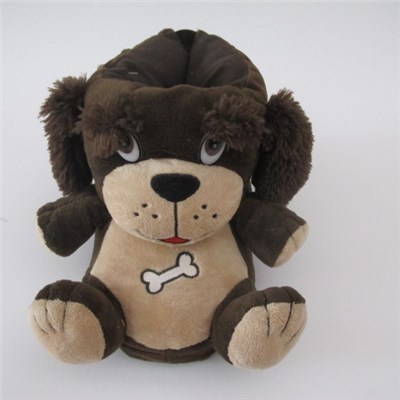 Hot Sale Plush And Stuffed Dog Toy Slippers