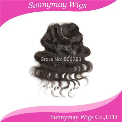 Good Quality Chinese Virgin Hair Top Closure In Stock Fast Shipping Cheap Price Middle J Part Lace Closure