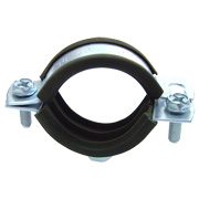 Heavy pipe clamps with EPDM rubber