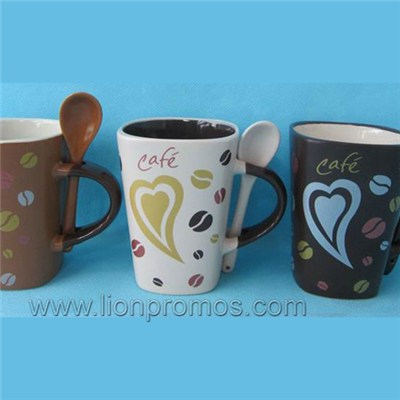 Coffee Mug With Spoon
