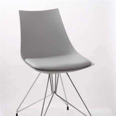Chrome Metal Dining Chair
