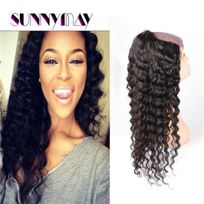 Sunnymay Wholesale U Part Human Hair Wigs Natural Color Brazilian Virgin Hair Loose Wave U Part Wigs 4*4 U Shape Deep Wave Wig