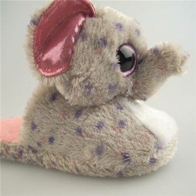 Funny And Plush Stuffed Elephant Chinese Slippers