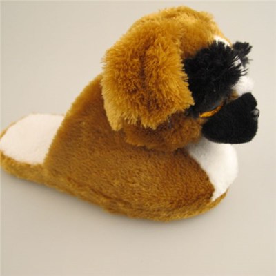 Funny And Plush Stuffed Lovely Dog Chinese Slippers