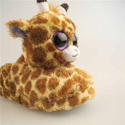 Custom Plush Giraffe Cute Girls Fashion Winter Slippers