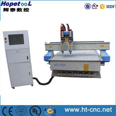 Two Heads Pneumatic ATC Change CNC Router 1325