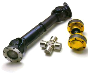 bearings, universal joint, drive shaft