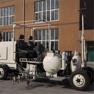 TT-C03-CP500 Driving Type Cold Paint And 2-component High Pressure Airless Spraying Road Marking Machine