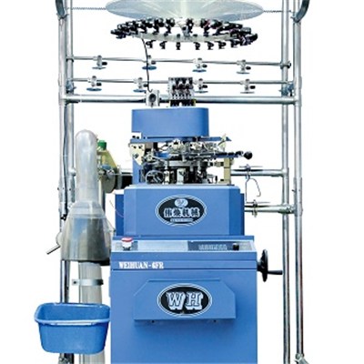 WH-6F-E 5''inch Computerized Terry And Plain Double-use Socks Knitting Machine