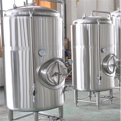1500L Stainlss Bright Beer Tank With Dimple Jacket