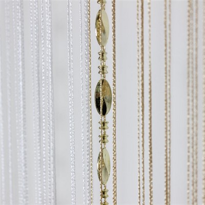 Warp Knitting String Curtain With Pearls