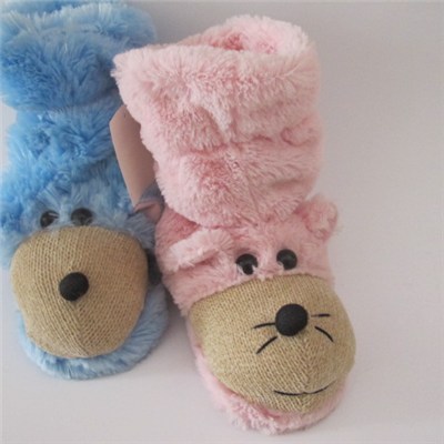 Plush Novelty Animals Head Boots For Women