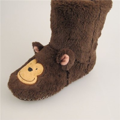 Plush Cartoon Monkey Tpr Woman Boot