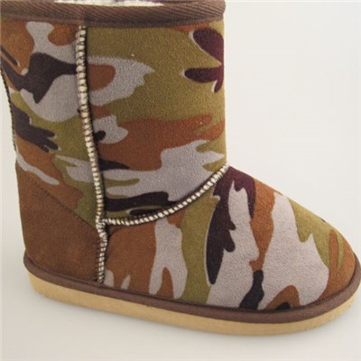 Fashionable Suede Fabric Boots For Boys