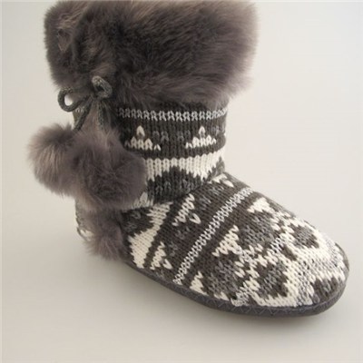 2016 Vogue Pretty Charming TPR Plush Snow Boot