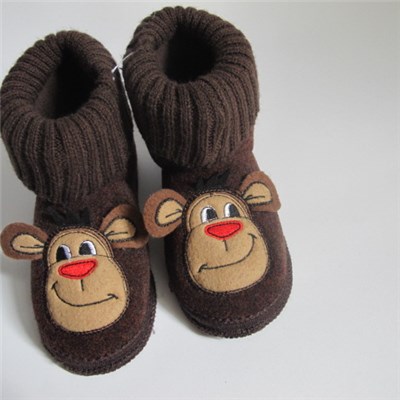 Lovely Big Mouth Monkey Heads Boots For Girls