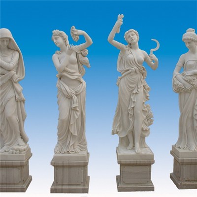 Four Season Goddess Statues