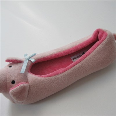 The Novelty Soft Pink Pig Lady Dance Shoes