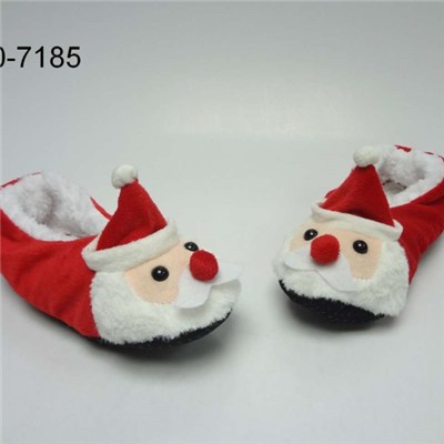 High Quality Pretty Soft Cotton Senta Claus Dance Shoes