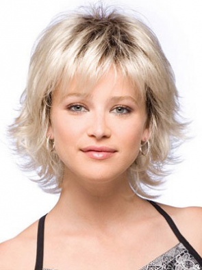 Soft Blonde Straight Synthetic Wigs