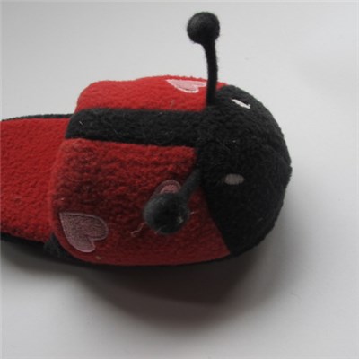 Funny And Comfortable Plush Soft Ladybird Slippers