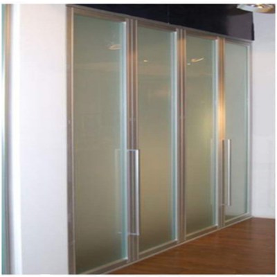 Tempered Frosted Glass Office Partition