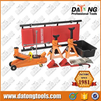 Whole Packaged Car Repair Set With Jack Stand Floor Jack