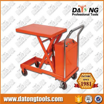 Electric Powered Scissor Lift Table Cart 500kg Capacity