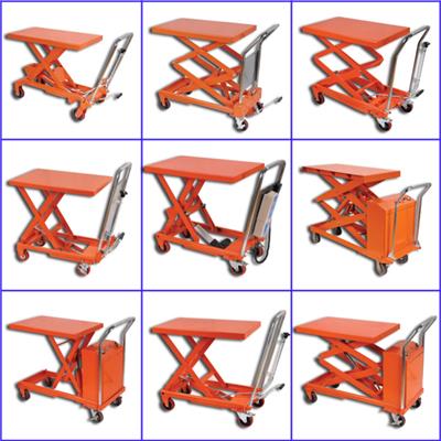 Electric Powered Scissor Lift Table Cart 350kg Capacity