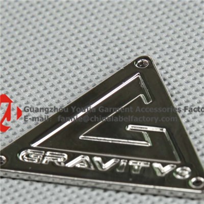 Custom Engraved Logo Metal Tag Label