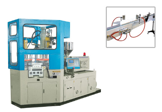injection blow hollow molding machine