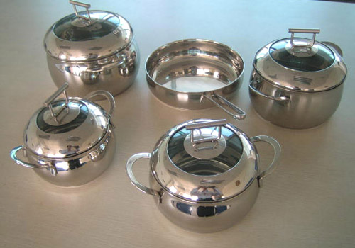 stainless cookware  set