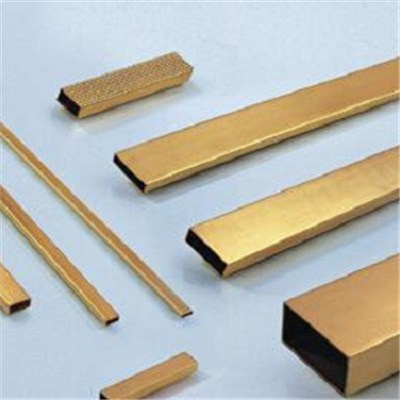 Rectangle Brass Pipe