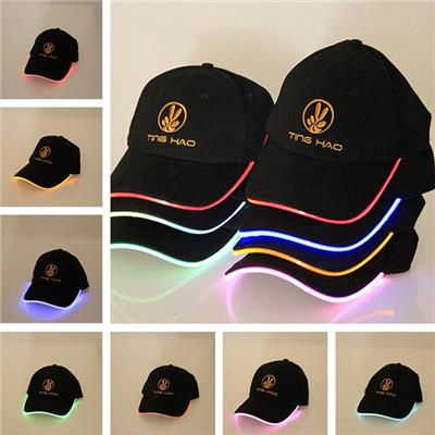 New- Top Light Up Hats Luminous Sports Caps LED Baseball Hats Light Up Caps With 7 Colors